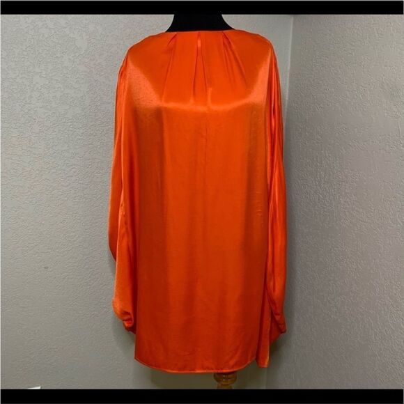 Zara Orange Oversized Blouse  - Picture 1 of 6